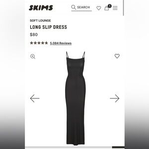 SKIMS long slip dress
